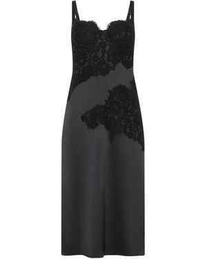 L'Agence Senna midi dress - Schwarz