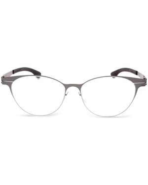 Ic! Berlin Gafas Bossanova Con Montura Oval - Blanco