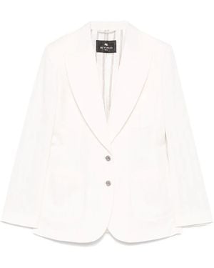 Etro ペイズリー ジャケット - ホワイト