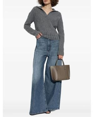 Etro Cable-Knit Cashmere Jumper - Blue