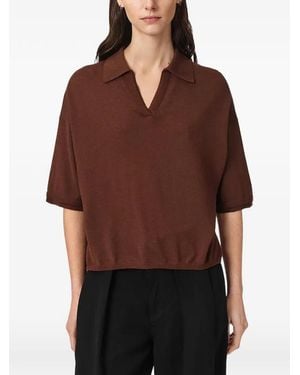 AllSaints Bern T-Shirt - Brown