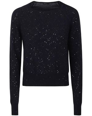 Kiton Round-Neck Top - Blue