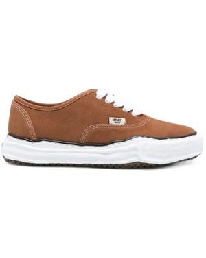 Maison Mihara Yasuhiro Baker Suede Trainers - Brown