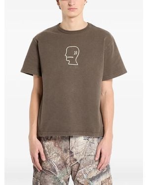 Brain Dead Logo T-shirt - Gris