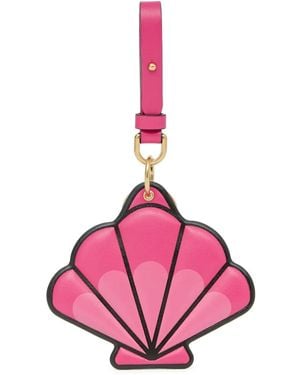 Moncler Leren Sleutelhanger - Roze