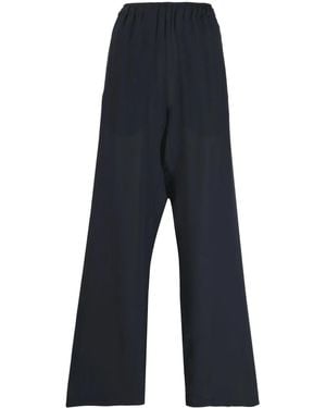 Vivienne Westwood Wide-Leg High-Waisted Trousers - Blue