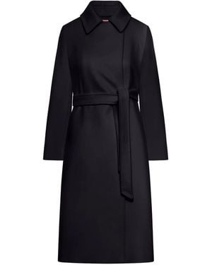 Max Mara Bcollag Double-Breasted Coat - Blue