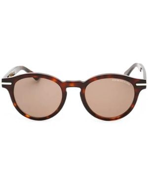 Cutler and Gross Round-Frame Sunglasses - Multicolor