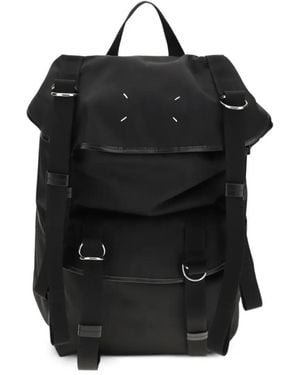 Maison Margiela High Tech Medium Backpack Nylon - Black