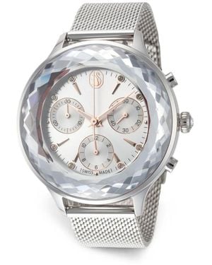 Swarovski Nova Faceted Crystal 37Mm Watch - Grey