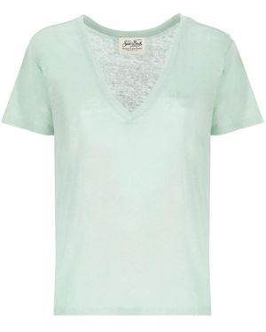 MC2 Saint Barth Embroidered-Logo T-Shirt - Green