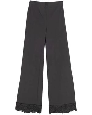 By Malene Birger Gretana Lace Trousers - Grey