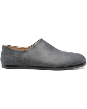 Maison Margiela レザーローファー - グレー