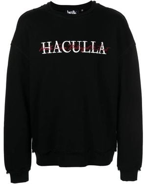 Haculla Embroidered Sweatshirt - Black