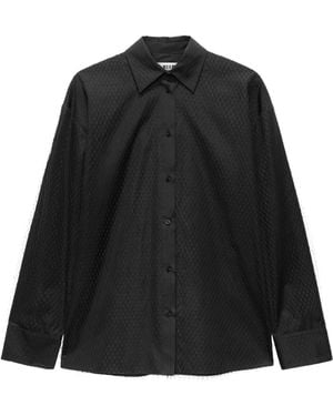 MSGM Textured Shirt - ブラック