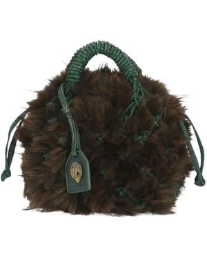 Kurt Geiger Kleine Schultertasche mit Kristallen - Schwarz