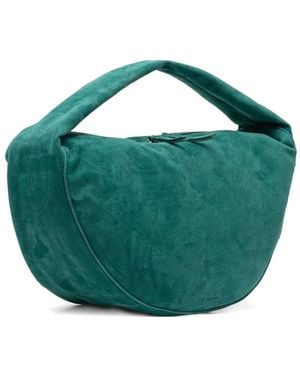BY FAR Suede Shoulder Bag - Green