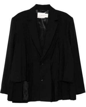 Feng Chen Wang Wool Blazer - Black