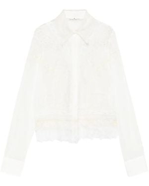 Ermanno Scervino Lace Embroidered Shirt - White