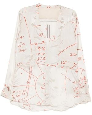 Rick Owens Larry Fogpocket Shirt - White
