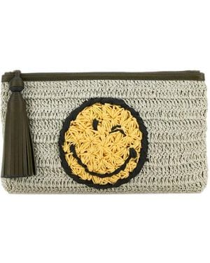Anya Hindmarch クロシェ クラッチバッグ - メタリック