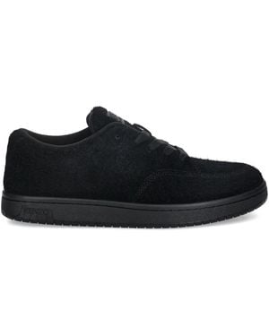 KENZO Dome Suede Lace-Up Trainers - Black