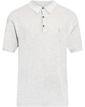 AllSaints Short-Sleeved Polo Shirt - White