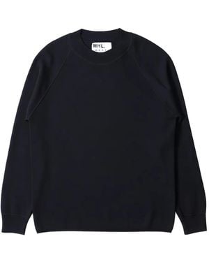 Margaret Howell Raglan-Sleeve Sweatshirt - Blue