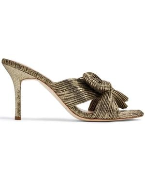 Loeffler Randall Claudia 90mm ミュール - メタリック