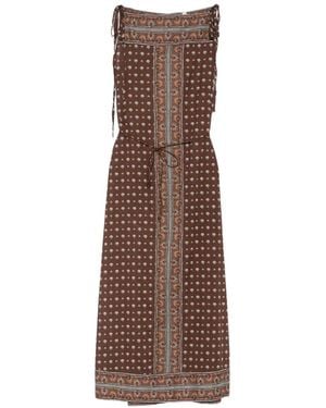 Doen Amarante Midi Dress - Brown
