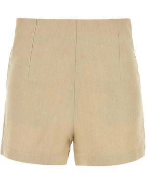 LeKasha Ezbet Linen Shorts - Natural
