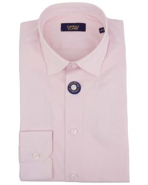 Roberto Cavalli Langärmeliges Hemd - Pink