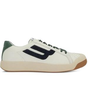 Bally Logo-Patch Trainers - White