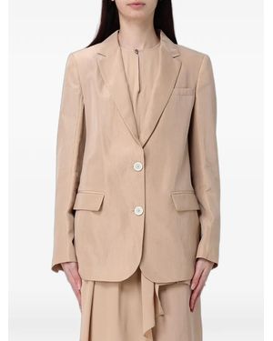 Fabiana Filippi Single-Breasted Blazer - Natural