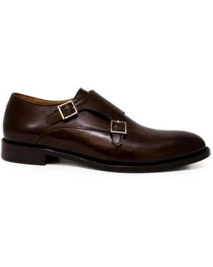 Franzese Collection Silvio Berlusconi Double-Buckle Monk Shoes - Brown