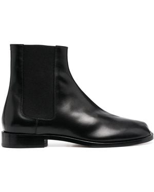 Maison Margiela Tabi Polished Leather Chelsea - Black