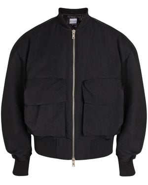 MKI Miyuki-Zoku Chaqueta bómber con cremallera - Negro