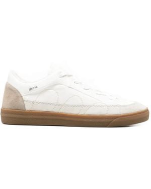 Santha Baskets À Lacets - White