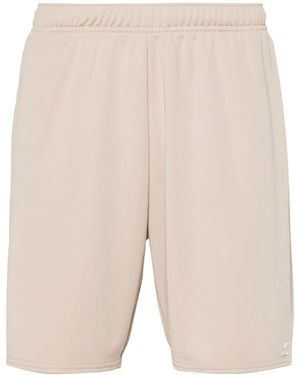 Courreges Appliqué Logo Track Shorts - Natural