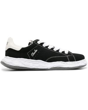 Maison Mihara Yasuhiro Charles Canvas Trainers - Black