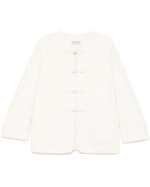 Rohe Braid-Trim Jacket - White