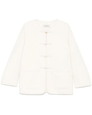 Rohe Braid-Trim Jacket - White