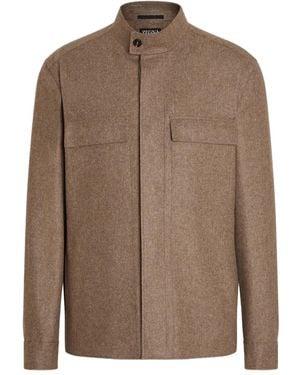 ZEGNA Oasi カシミア ジャケット - ブラウン