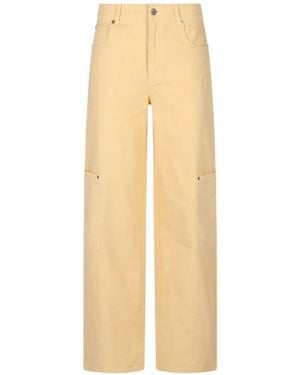 Moncler Canvas Cargo Pants - White