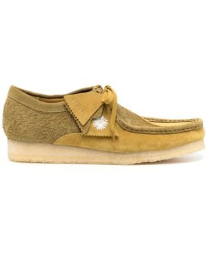 Clarks ワラビーオリーブ コンビネーション - ブラウン