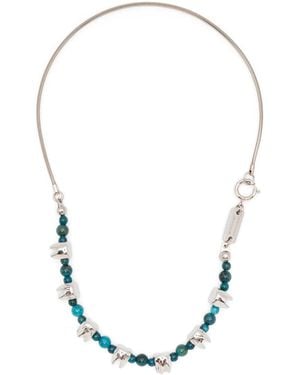 In Gold We Trust Sacred Tooth Necklace - Green