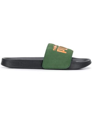 PUMA Logo Sliders - Green