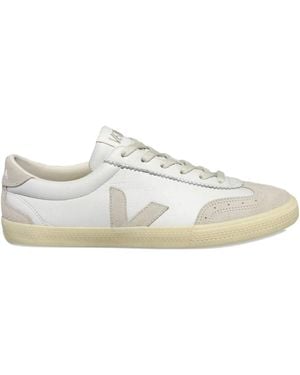 Veja Volley Leather Sneakers - White