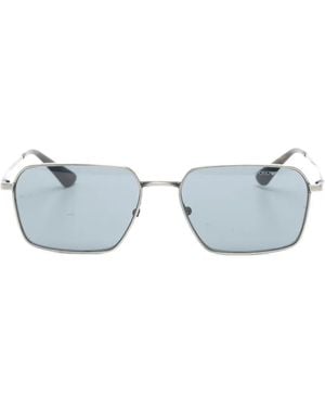 Emporio Armani Geometric-Frame Sunglasses - White