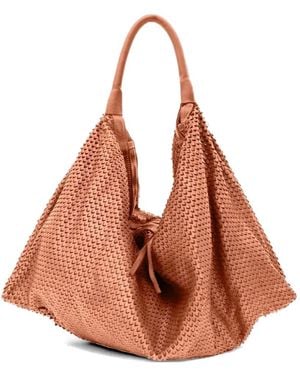 SOMMET Sac Porté Épaule Aura Triangulino À Découpes Au Laser - Marron